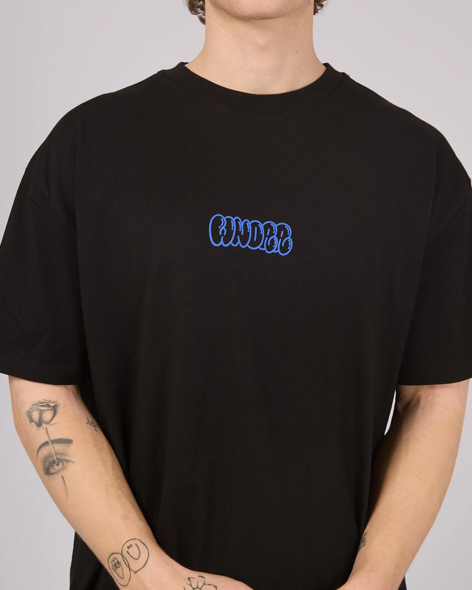 Blissed Out Box Fit Tee Black sold by edge clothing product image thumbnail 5