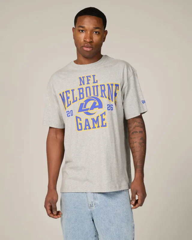 Los Angeles Rams NFL Melbourne 2026 Script Grey Marle made by New Era