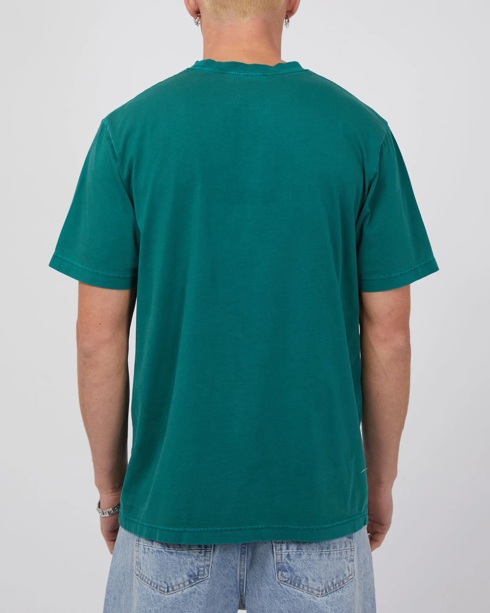 Vinyl Recycled Retro Fit Tee Pine sold by edge clothing product image thumbnail 3