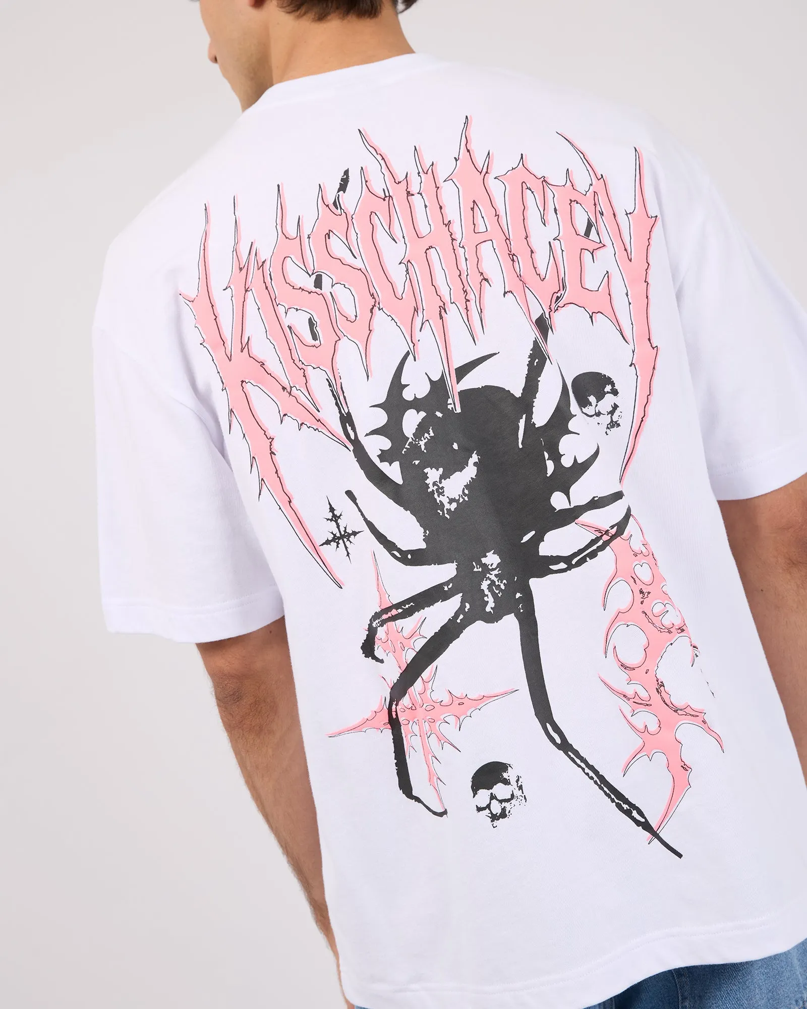 Wolf Street Tee White sold by edge clothing product image thumbnail 5