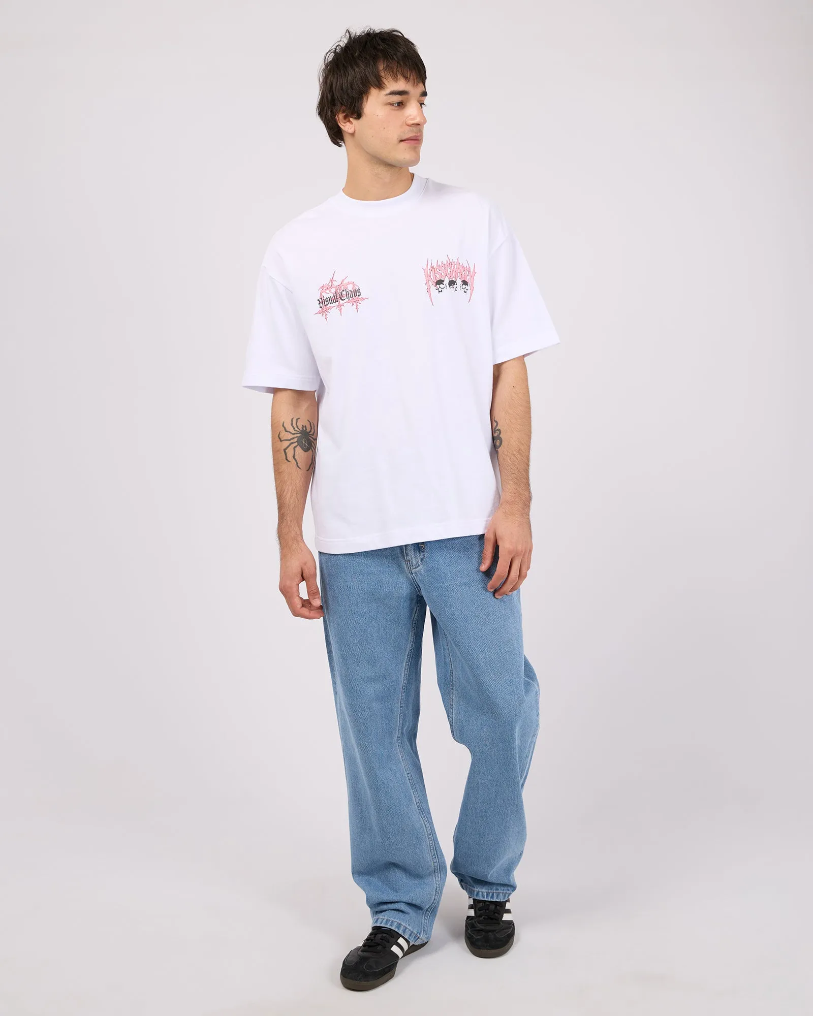 Wolf Street Tee White sold by edge clothing product image thumbnail 2