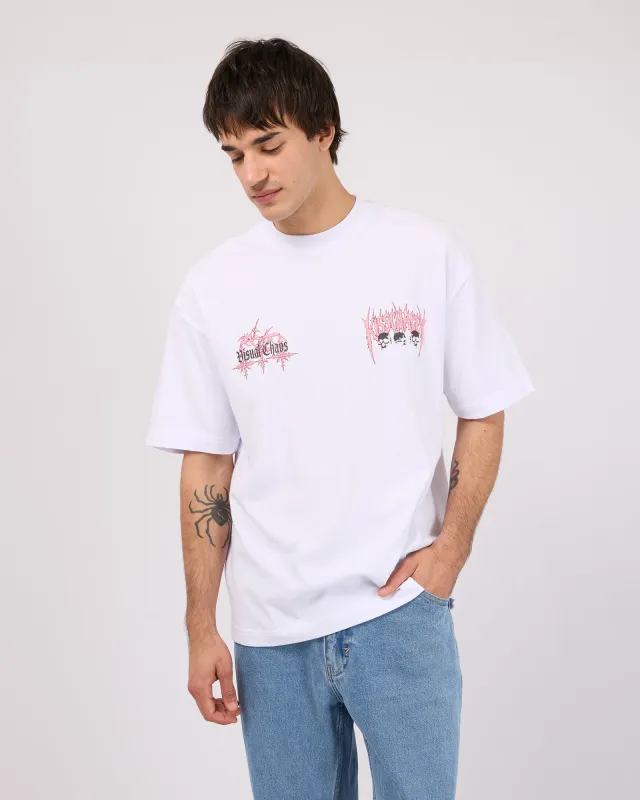 Wolf Street Tee White made by edge clothing
