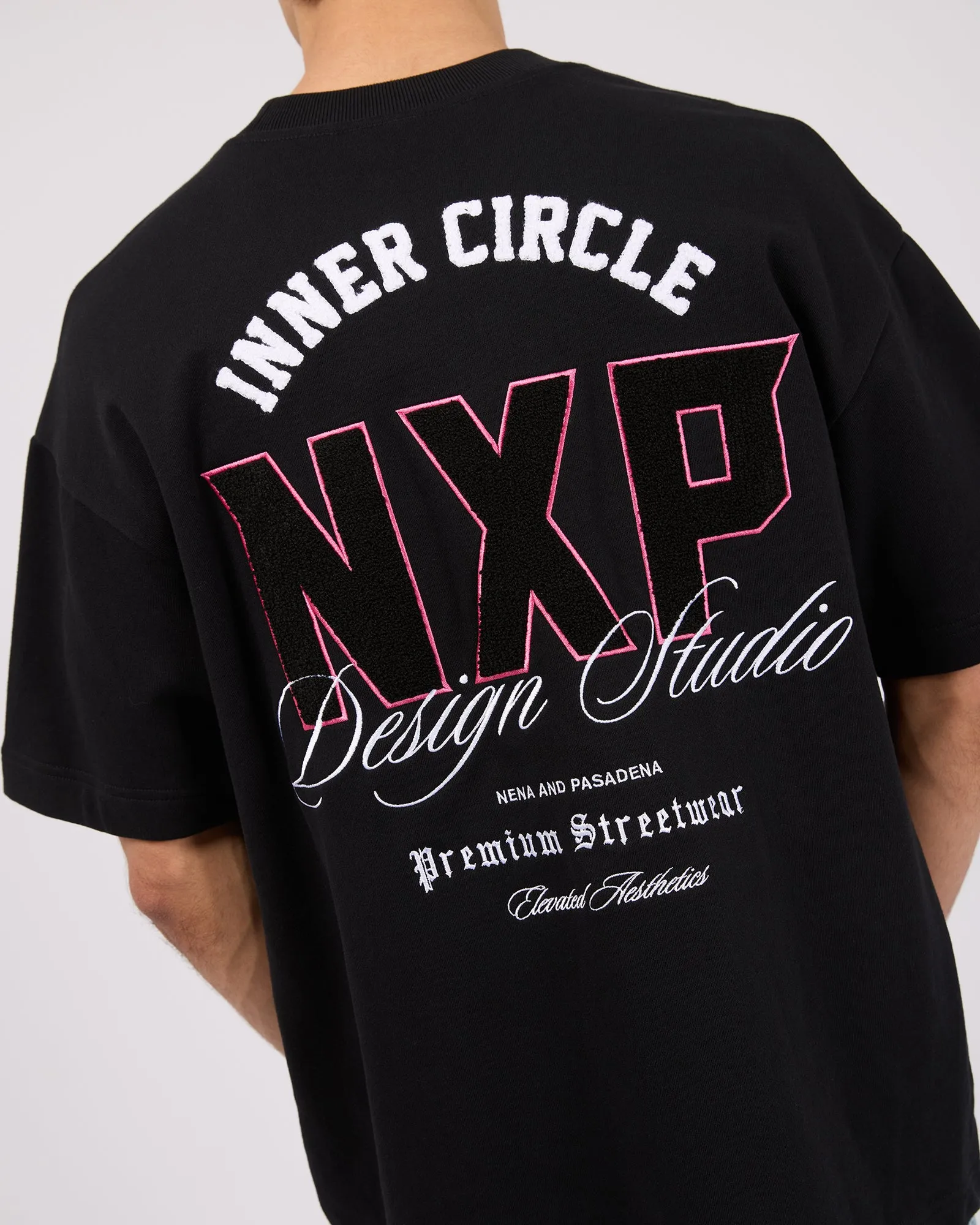 Dwell Loopback Raptor Tee Black sold by edge clothing product image thumbnail 5