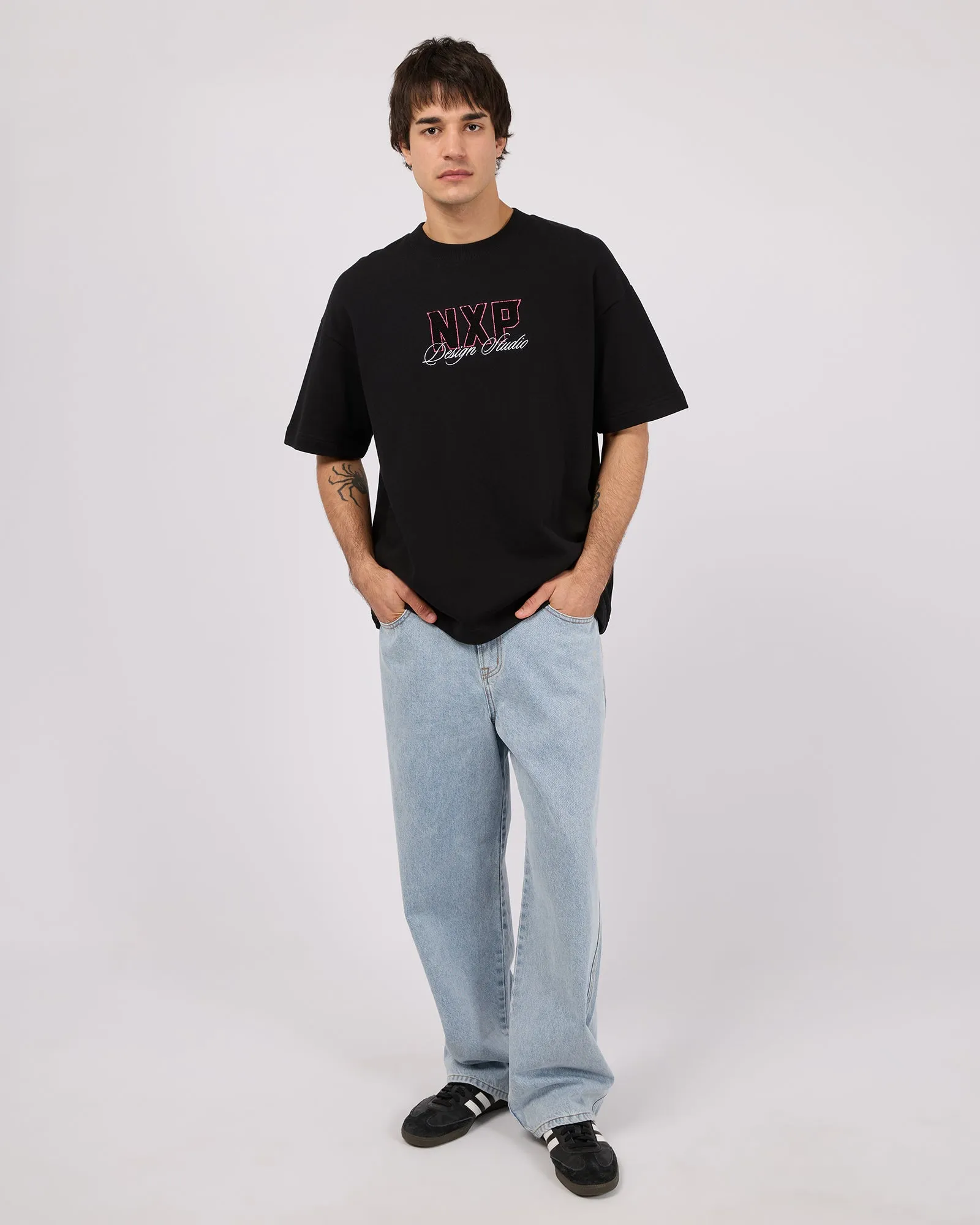 Dwell Loopback Raptor Tee Black sold by edge clothing product image thumbnail 2
