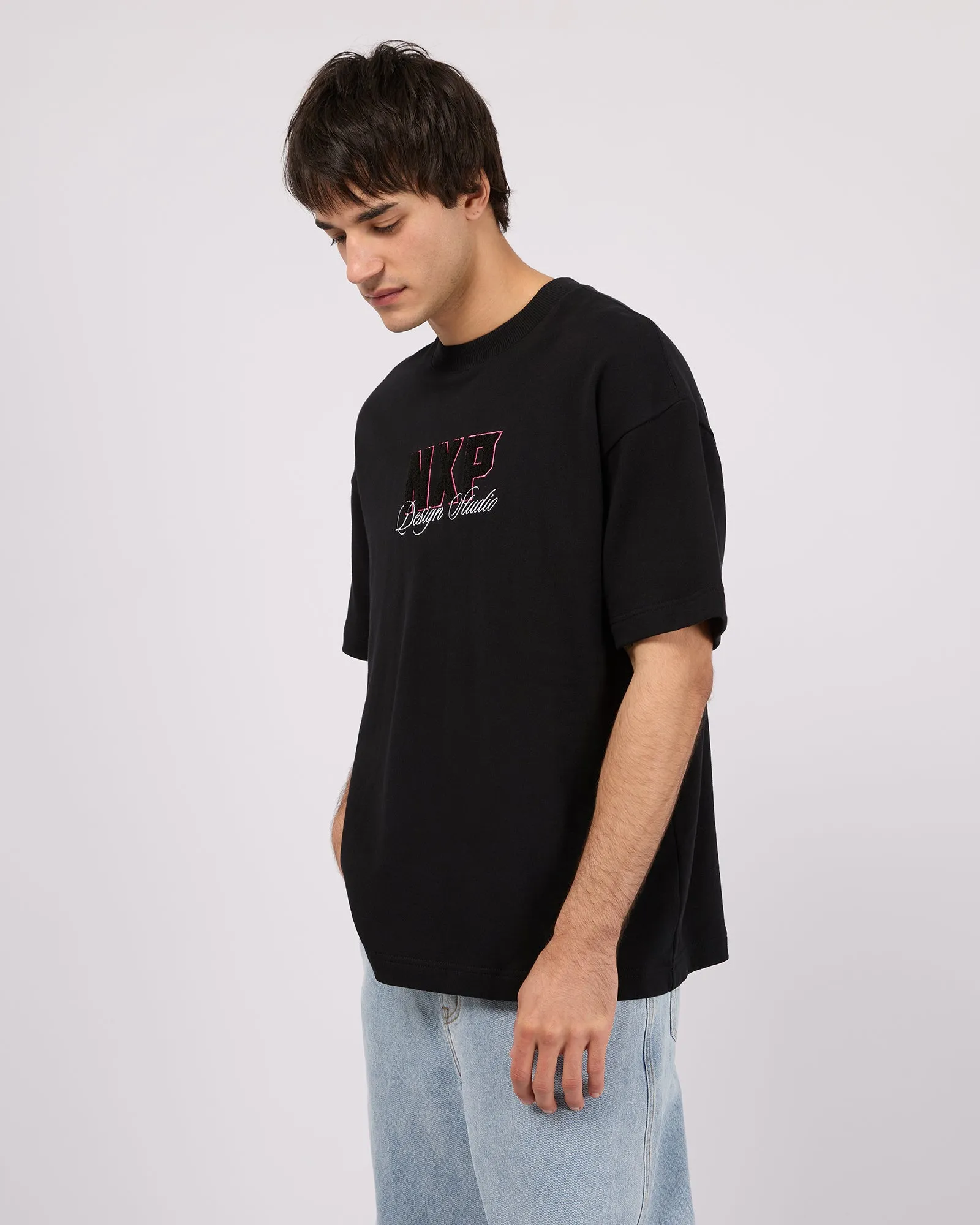 Dwell Loopback Raptor Tee Black sold by edge clothing product image thumbnail 4