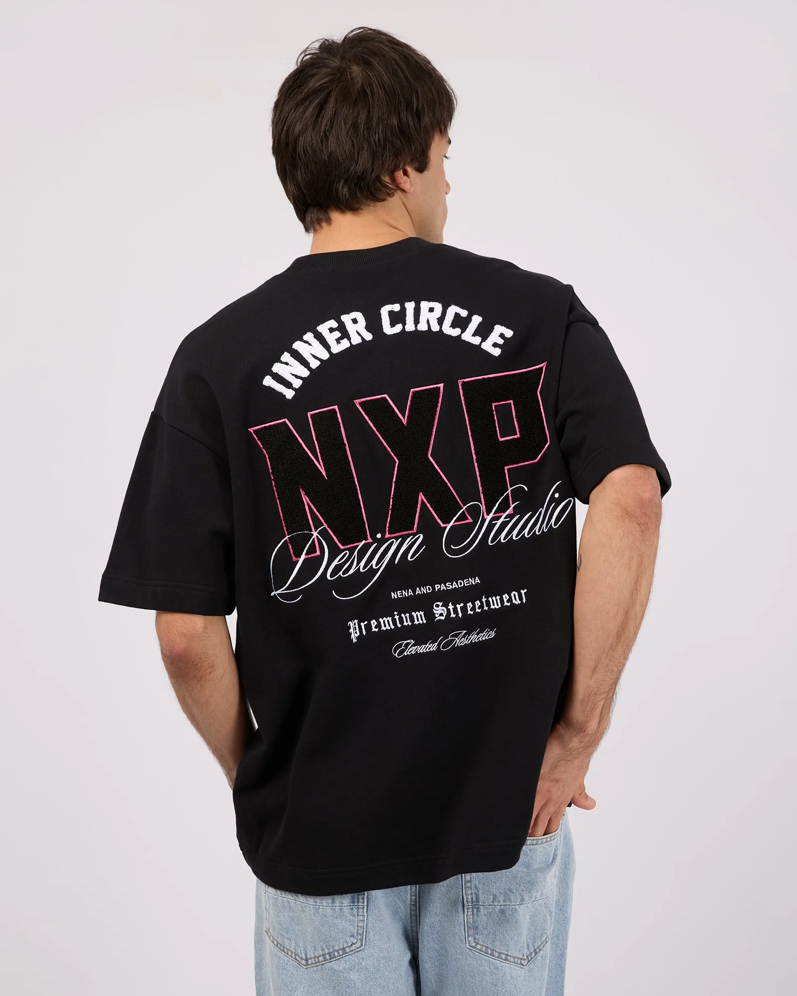 Dwell Loopback Raptor Tee Black sold by edge clothing product image thumbnail 3