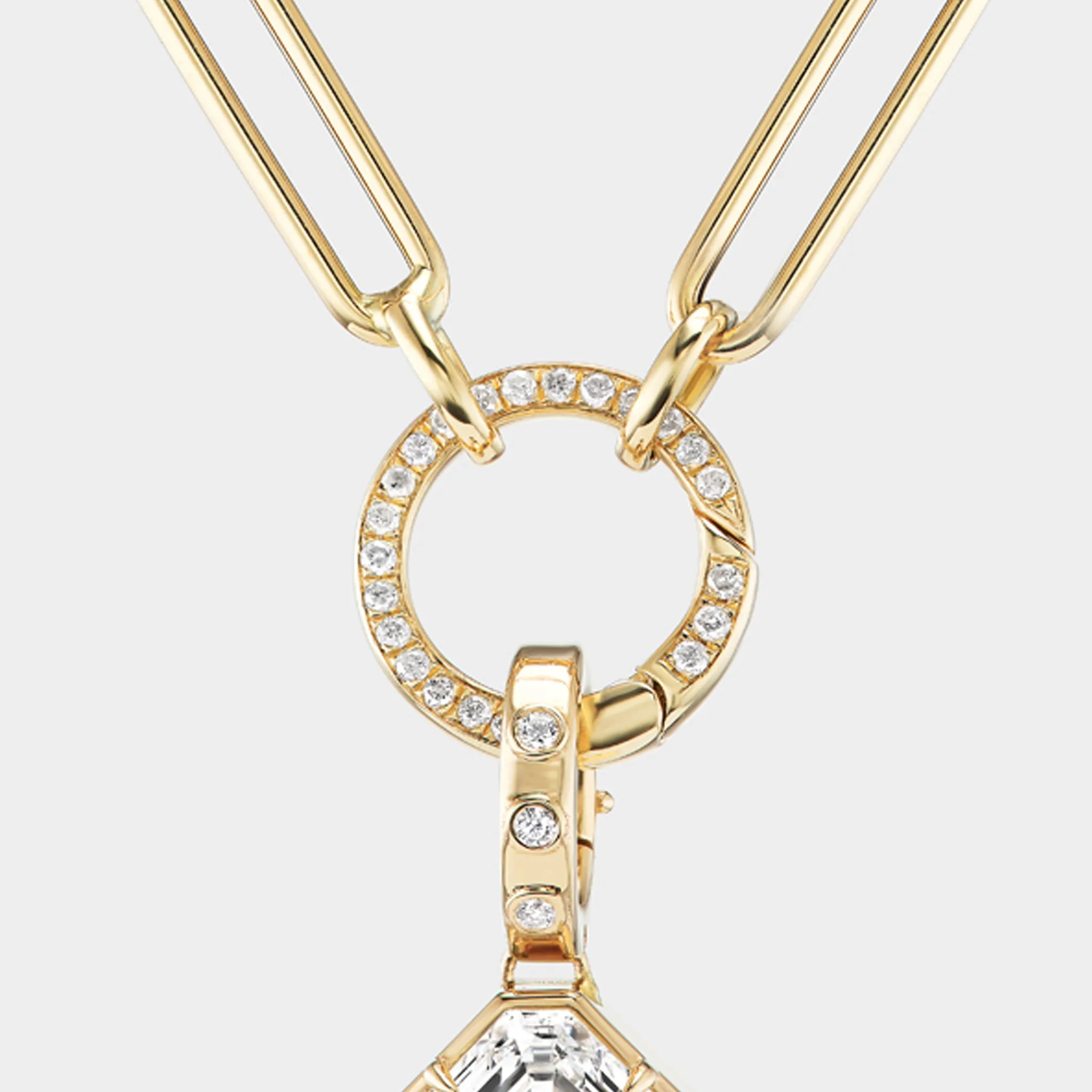 Pavé Charm Connector sold by Fiametta