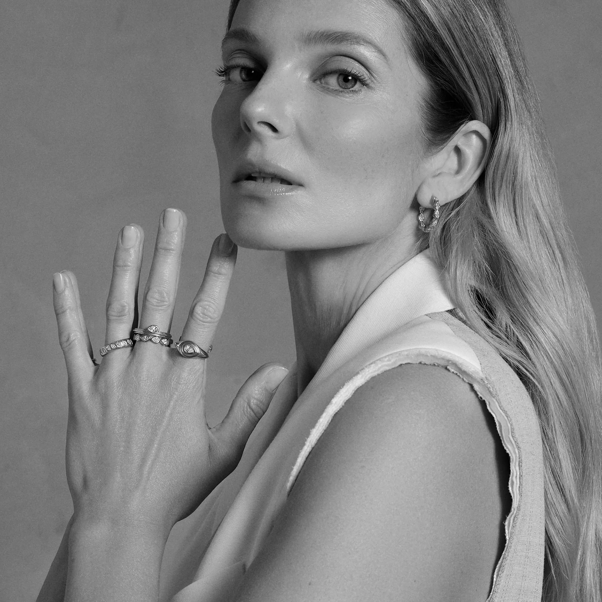 Pear Solitaire Signet Ring sold by Fiametta product image thumbnail 3