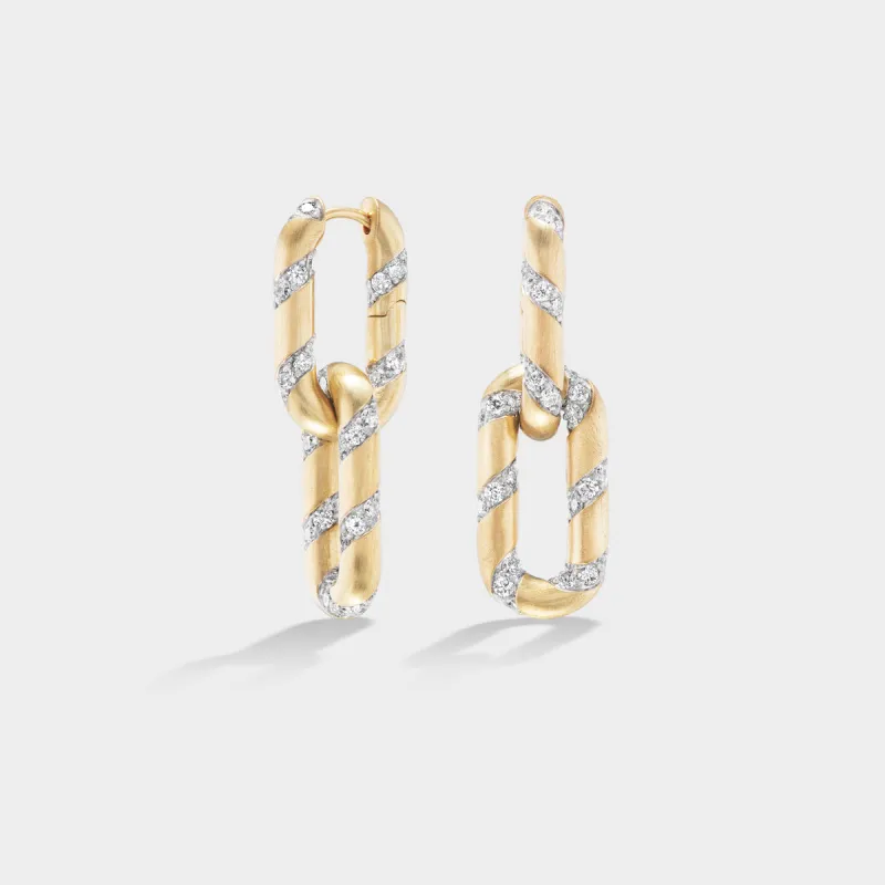 Double Link Earrings sold by Fiametta