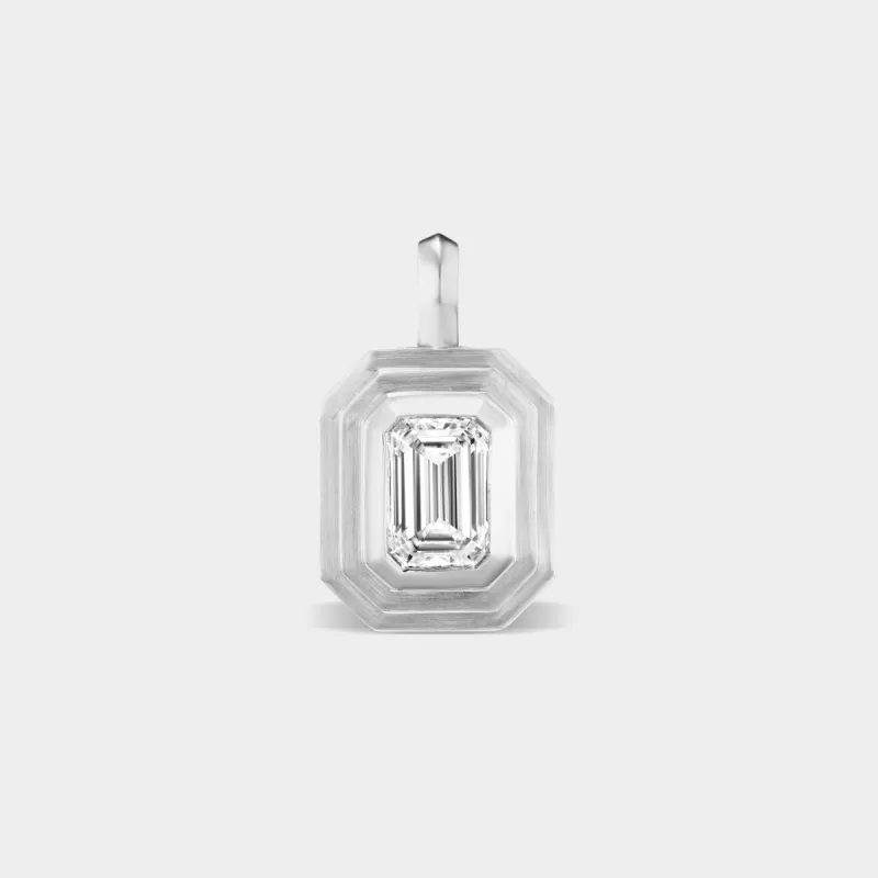 Emerald Bezel Charm sold by Fiametta
