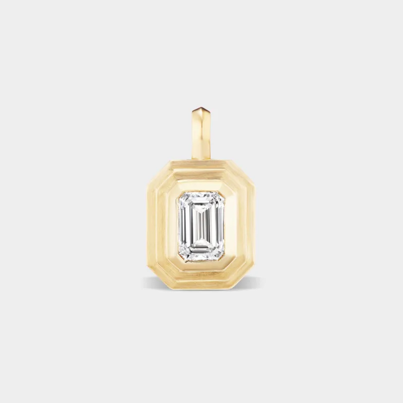 Emerald Bezel Charm sold by Fiametta