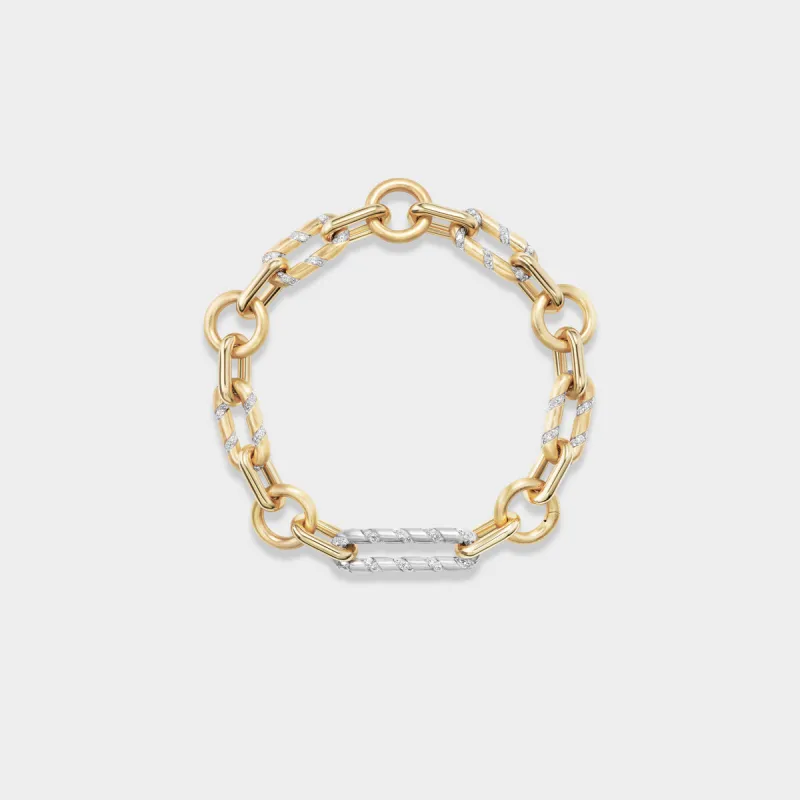 Mixed Link Bracelet sold by Fiametta