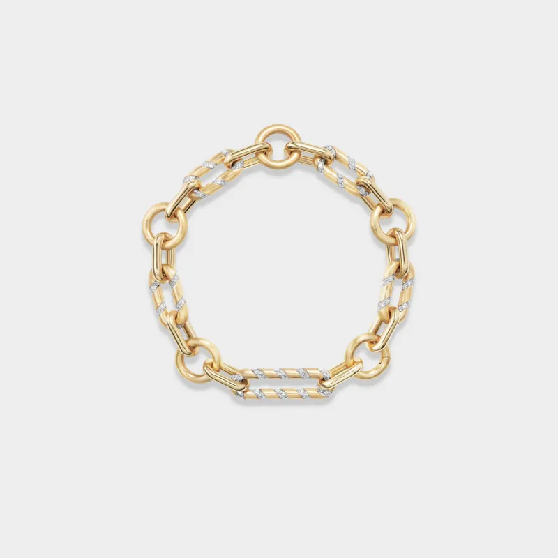 Mixed Link Bracelet sold by Fiametta