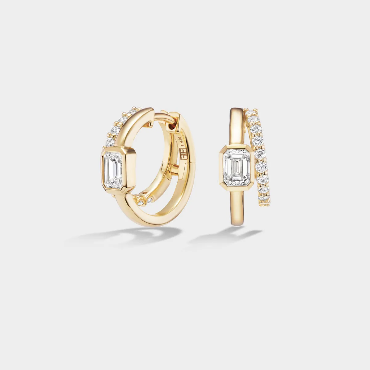 Emerald Double Huggies sold by Fiametta product image thumbnail 2