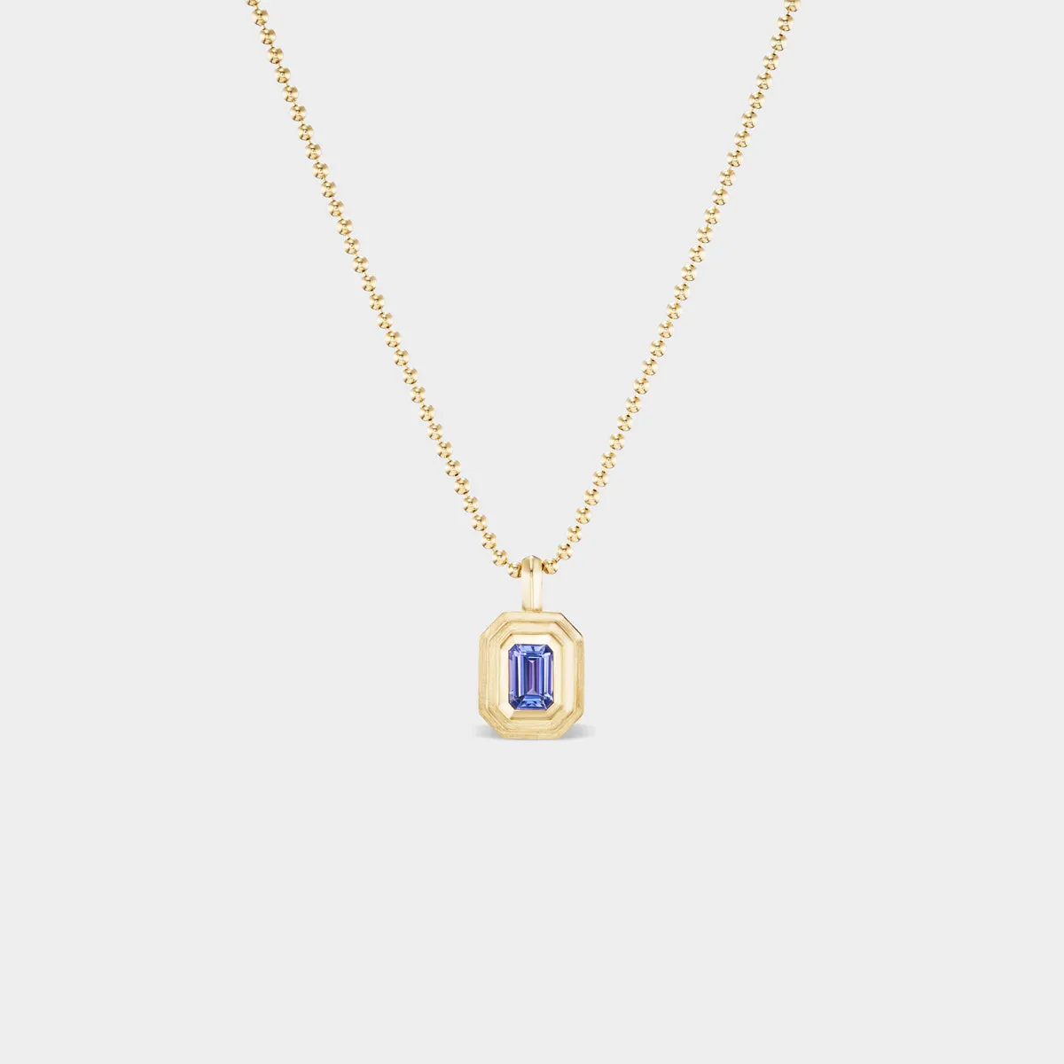 Mini Emerald Bezel Charm sold by Fiametta product image thumbnail 2