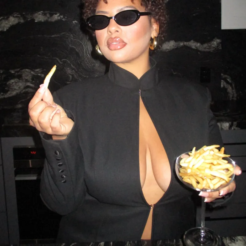 SILVIE CUTOUT BLAZER sold by Serve the Brand