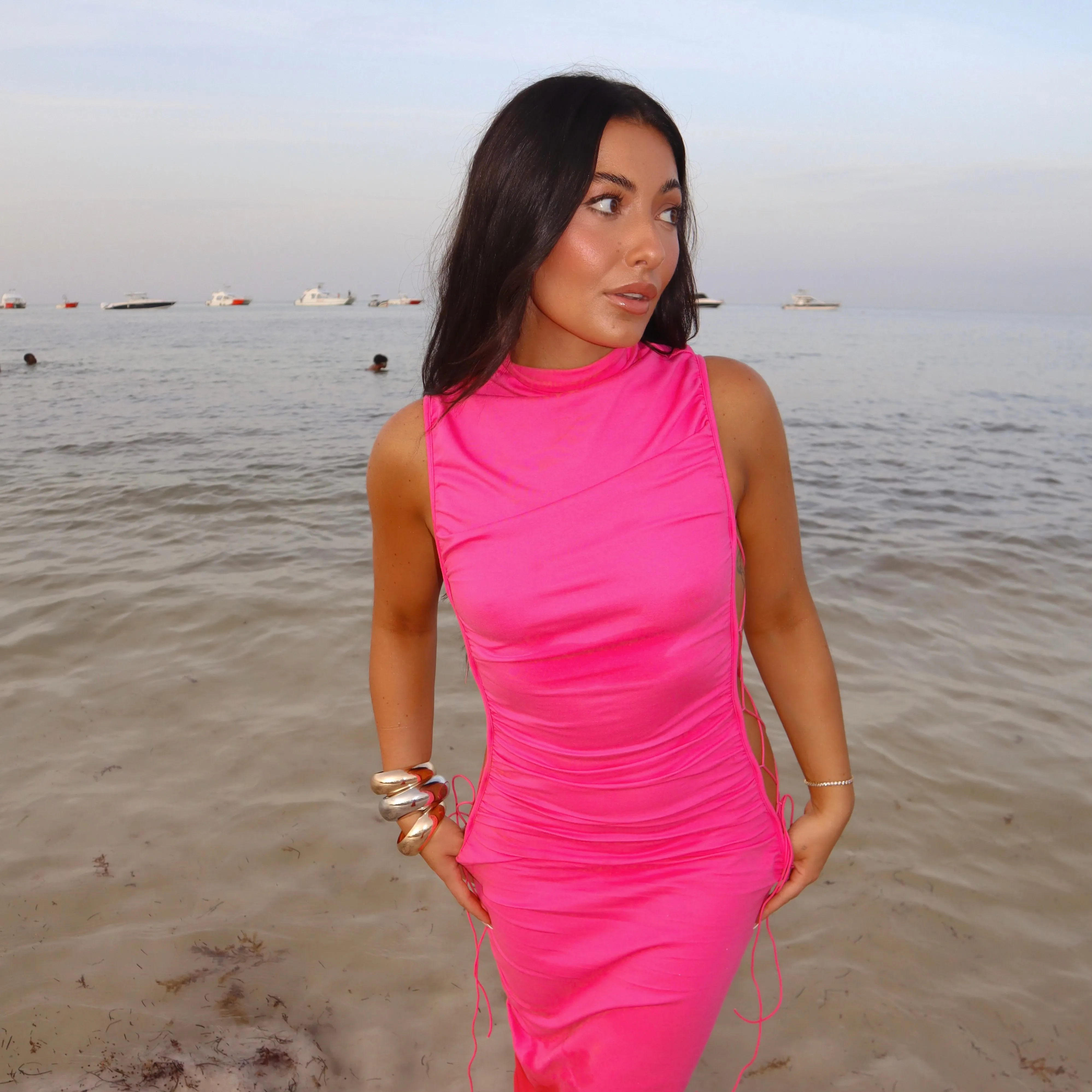 EMMIE MIDI DRESS sold by Serve the Brand product image thumbnail 4