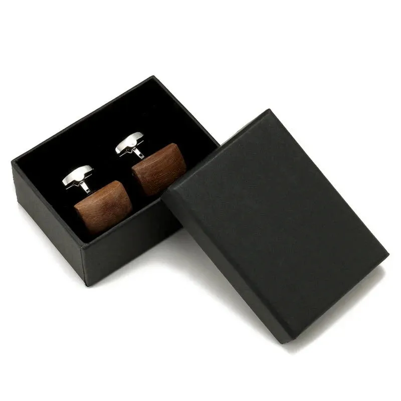 Walnut Wood Cufflinks sold by TheShadic Jewels