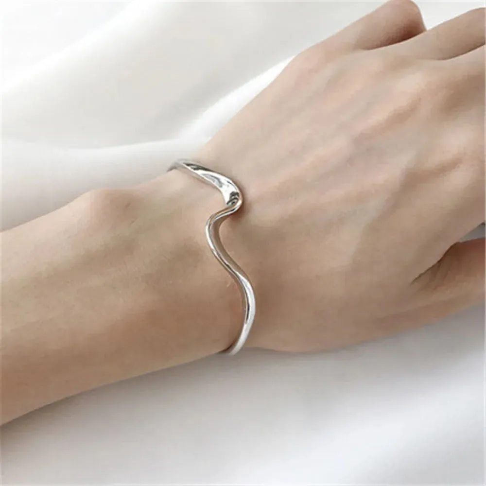Water Wave Pattern Bracelet sold by TheShadic Jewels product image thumbnail 2