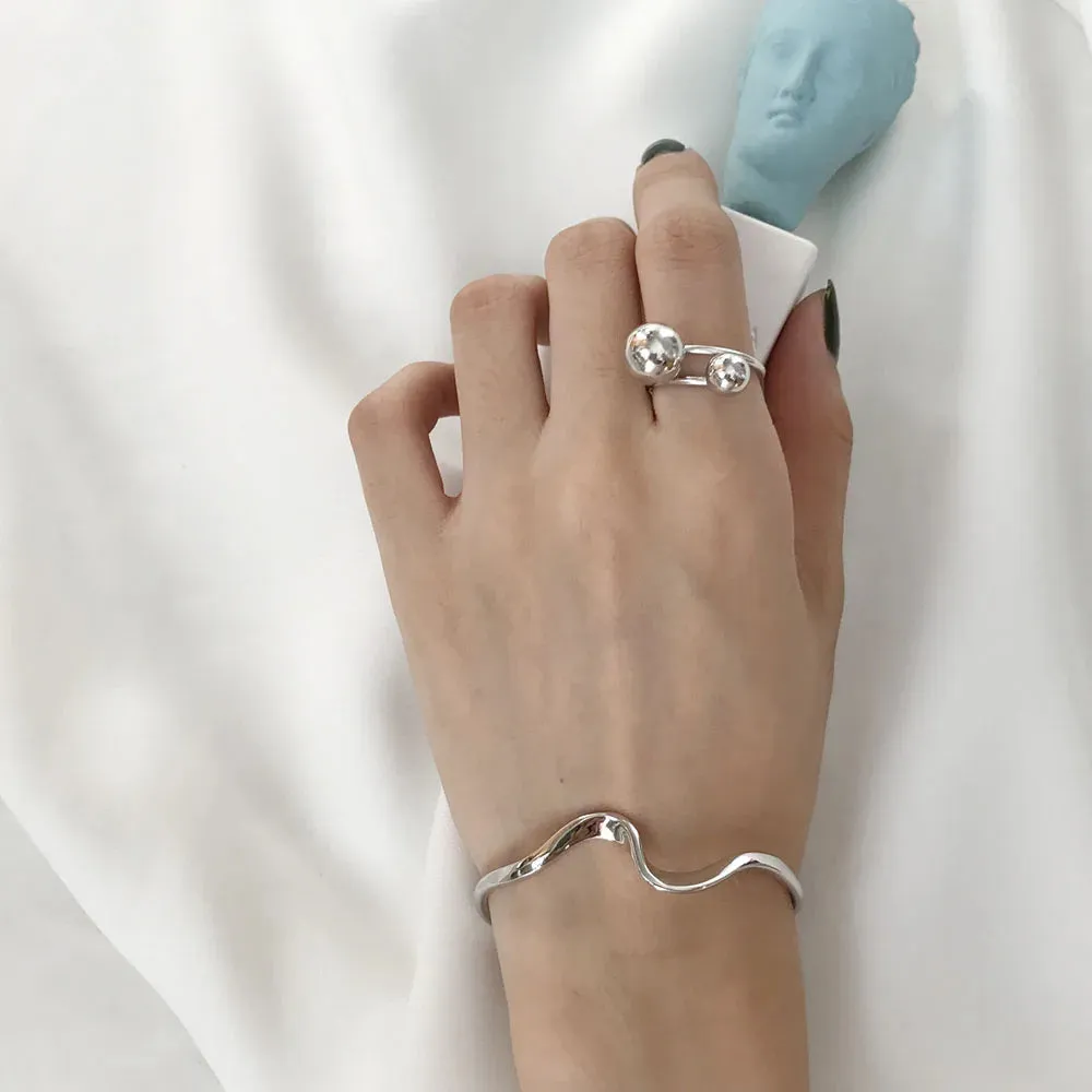 Water Wave Pattern Bracelet sold by TheShadic Jewels product image thumbnail 4