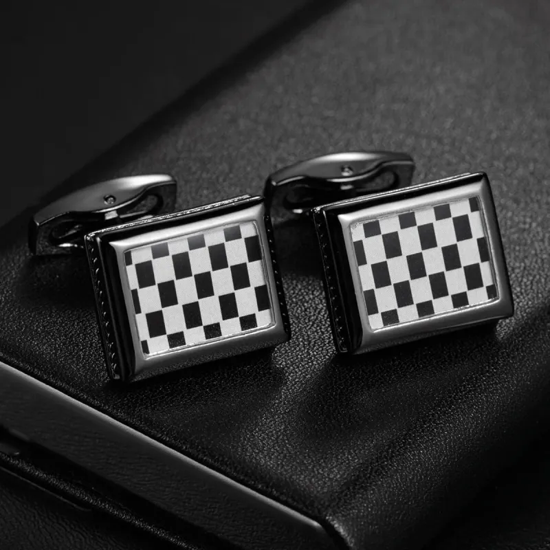 Enamel Square Cufflinks sold by TheShadic Jewels