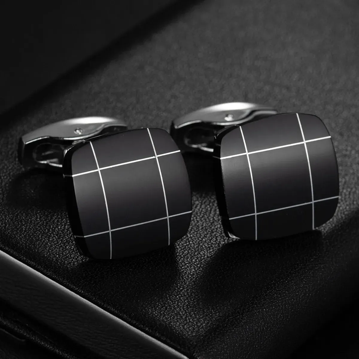 Enamel Square Cufflinks sold by TheShadic Jewels product image thumbnail 3