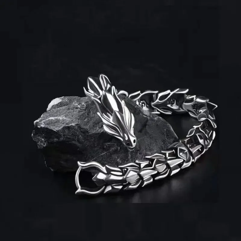 Dragon Head Bracelet sold by TheShadic Jewels