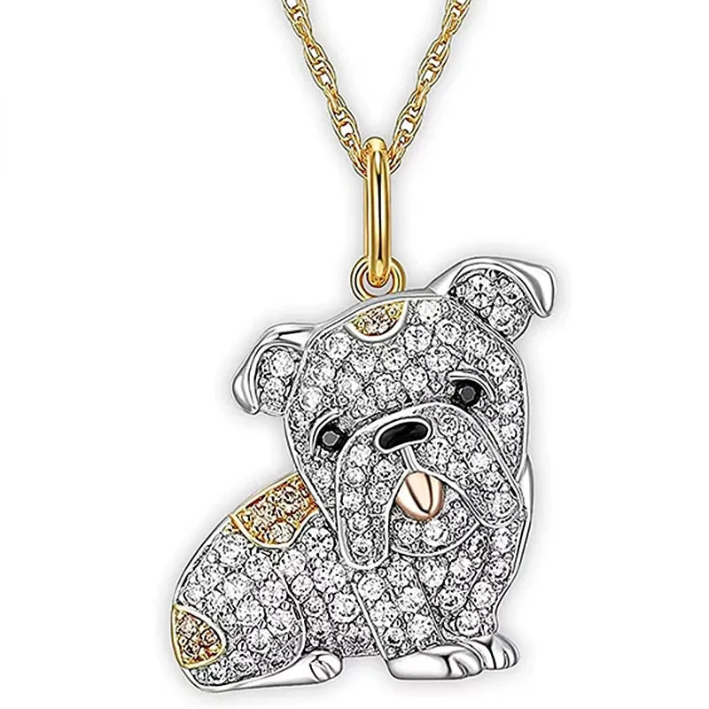 Dog Pendant Necklace sold by TheShadic Jewels