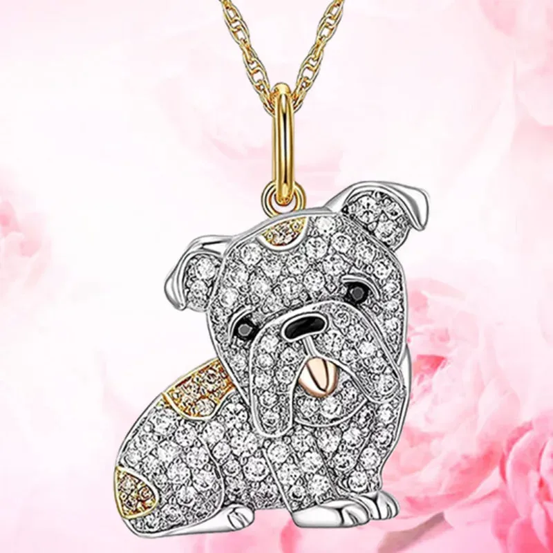 Dog Pendant Necklace sold by TheShadic Jewels product image thumbnail 3