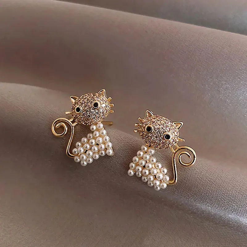 Cute Animal Stud Earrings sold by TheShadic Jewels