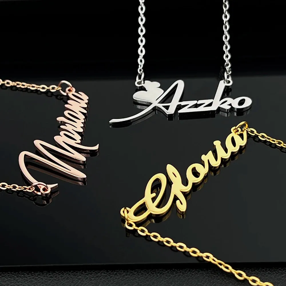 Customized Name Pendant sold by TheShadic Jewels product image thumbnail 4