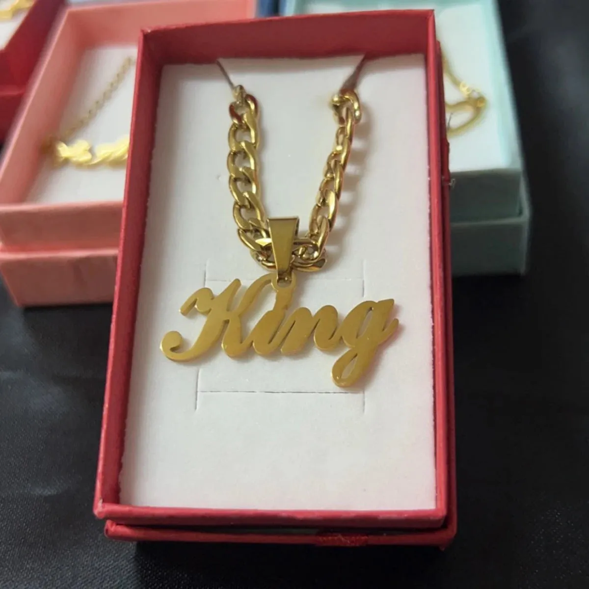 Custom Name Necklaces sold by TheShadic Jewels product image thumbnail 4