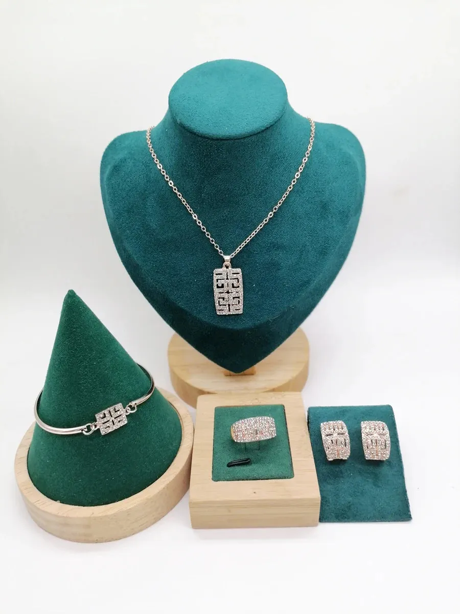 Crystal Jewelry Set sold by TheShadic Jewels product image thumbnail 4