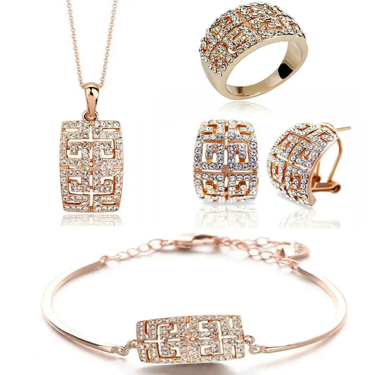 Crystal Jewelry Set sold by TheShadic Jewels product image thumbnail 2