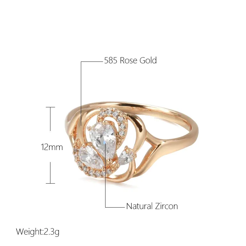 Crystal Flower Ring sold by TheShadic Jewels product image thumbnail 3