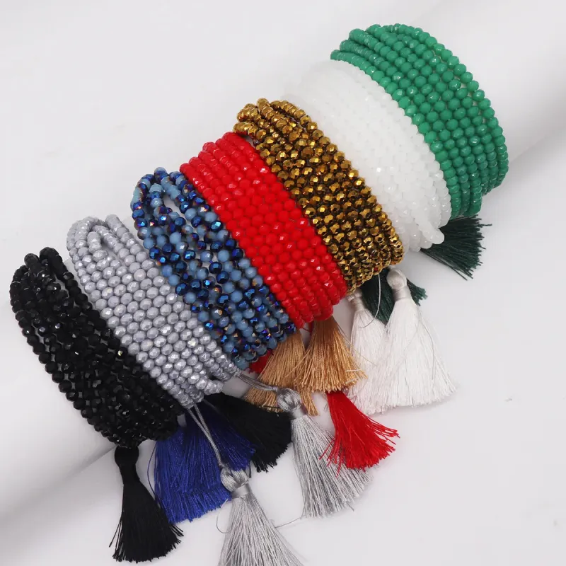 Crystal Beaded Bracelet sold by TheShadic Jewels