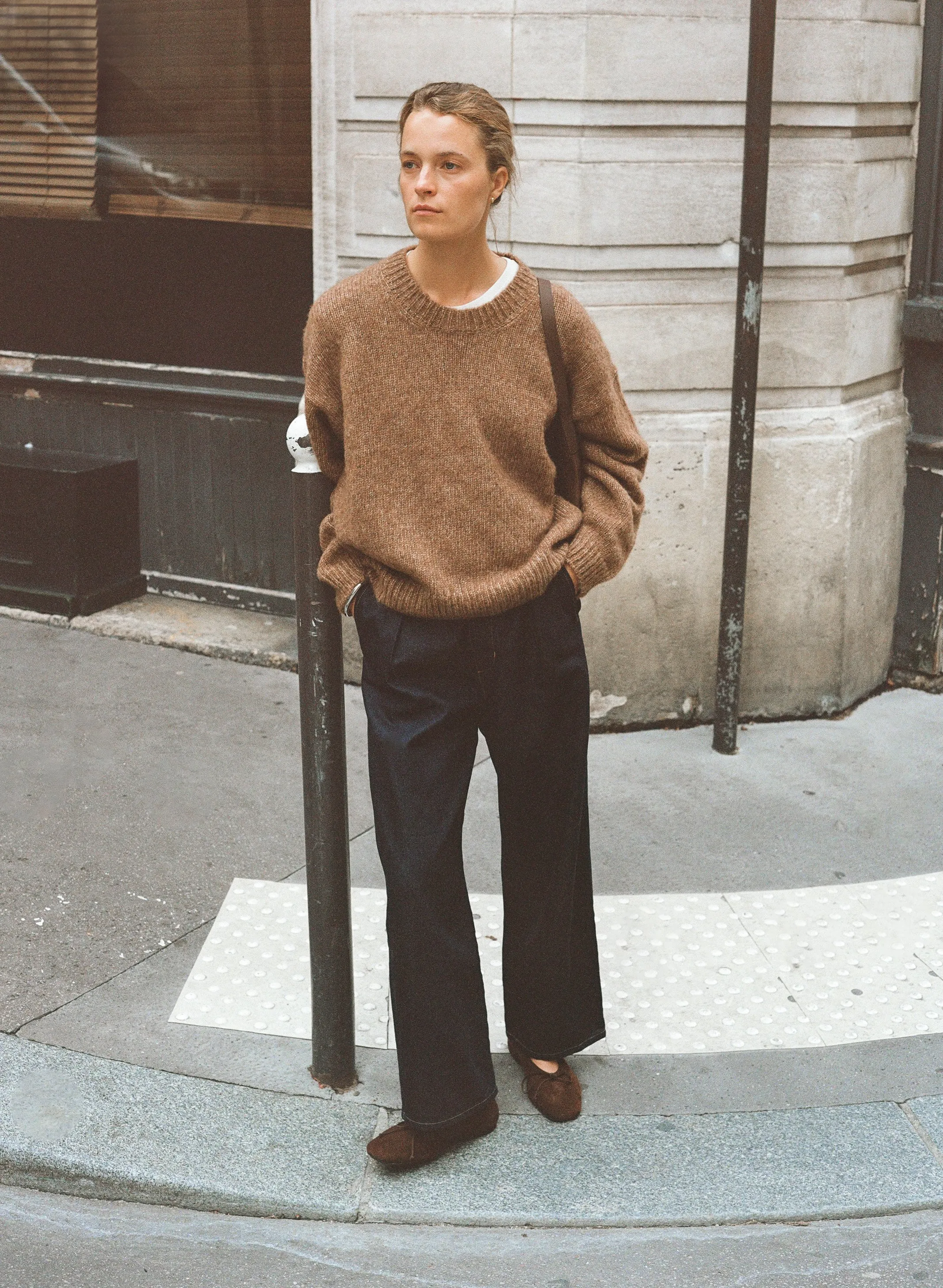 Chleo Crew, Alpaca Cotton, Maple sold by Ozma product image thumbnail 2