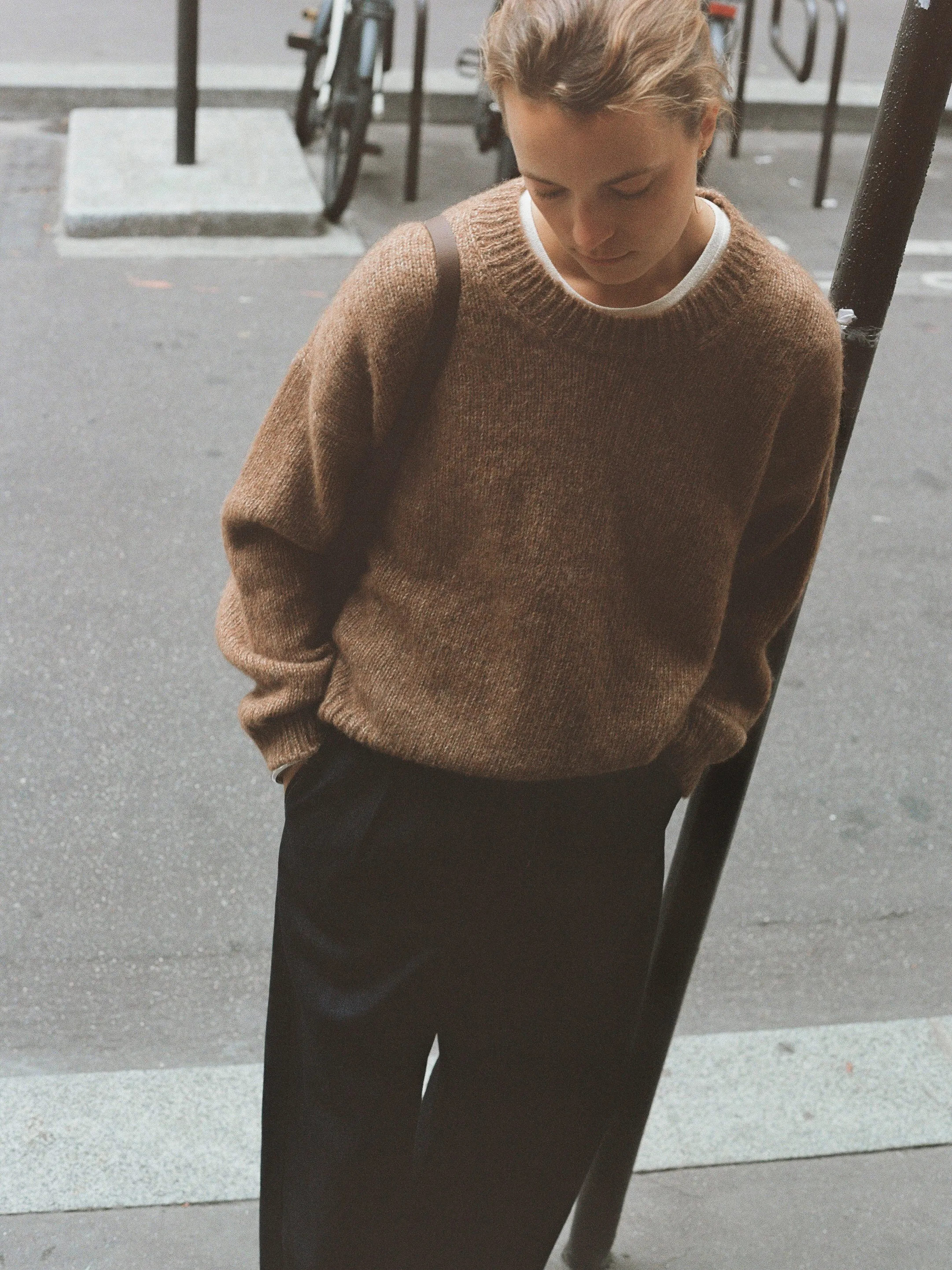 Chleo Crew, Alpaca Cotton, Maple sold by Ozma product image thumbnail 3