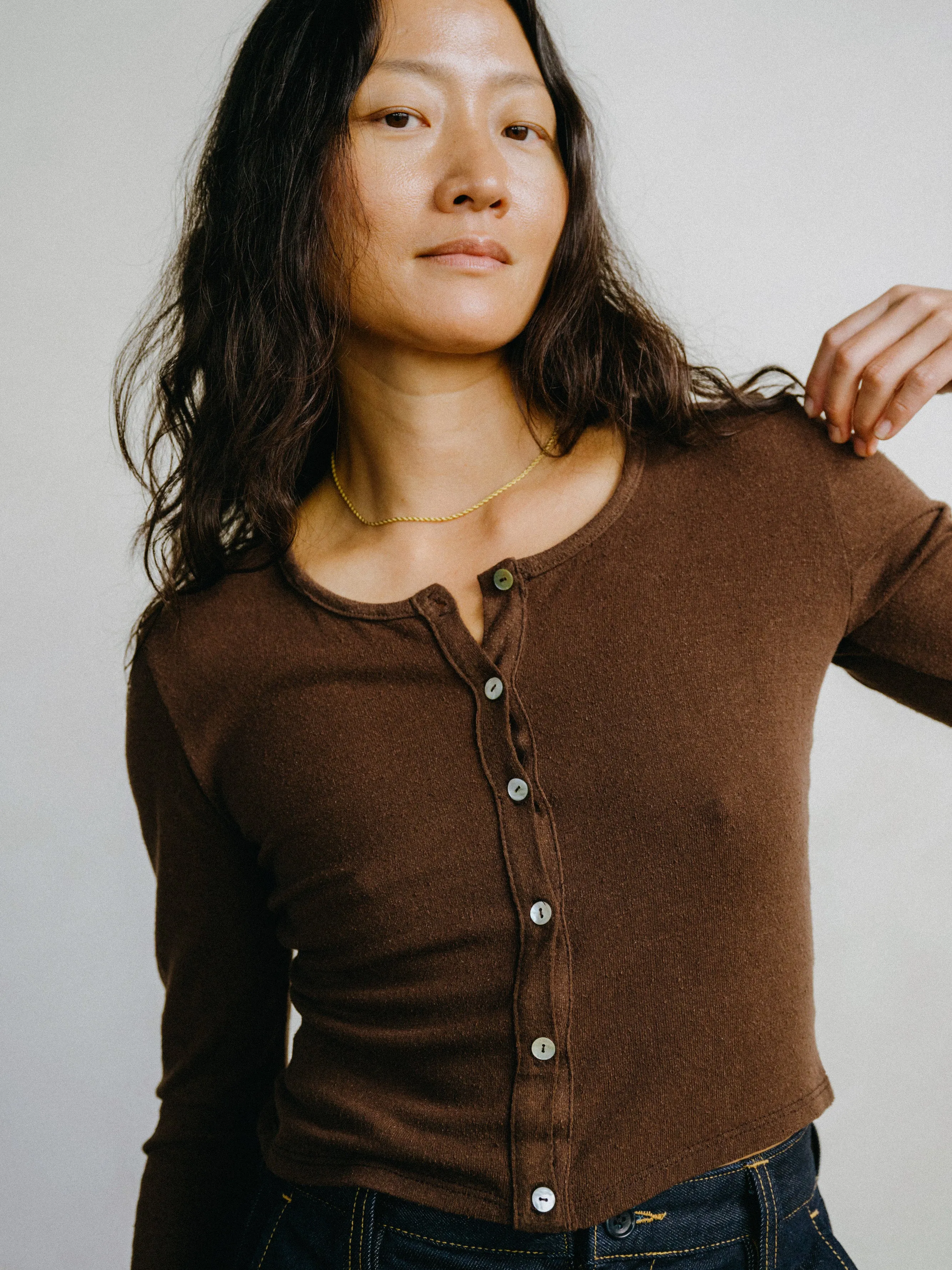 Ryan Cardi, Regen Silk Noil Jersey, Manzanita sold by Ozma product image thumbnail 4