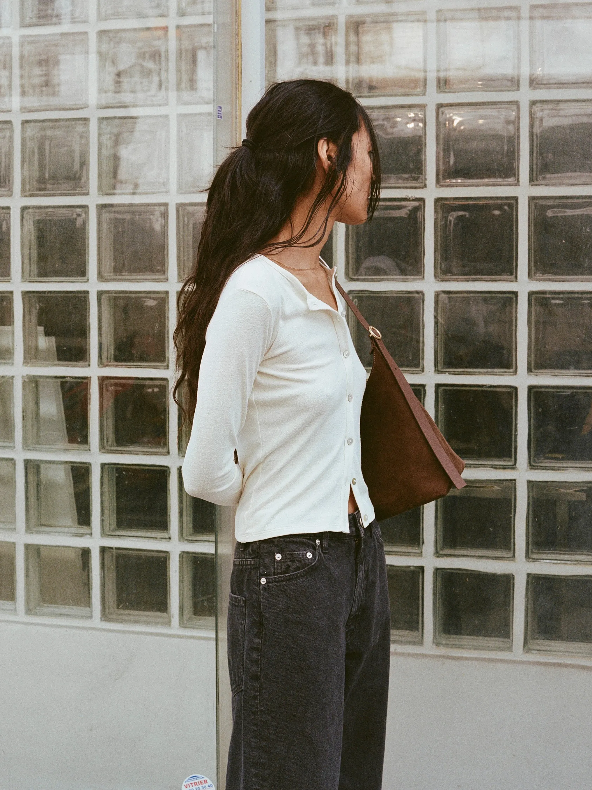 Ryan Cardi, Regen Silk Noil Jersey, Natural sold by Ozma product image thumbnail 3