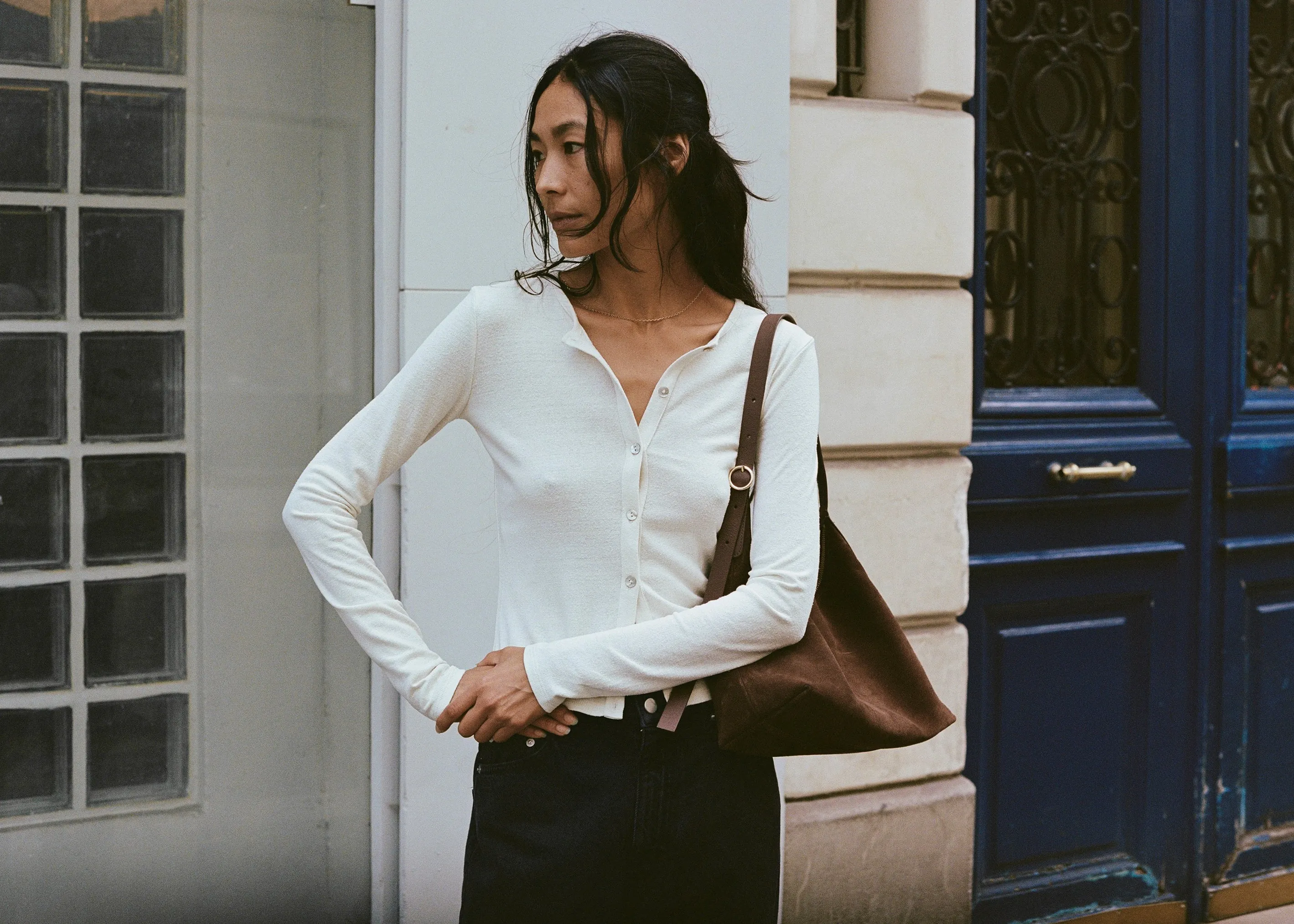 Ryan Cardi, Regen Silk Noil Jersey, Natural sold by Ozma product image thumbnail 2