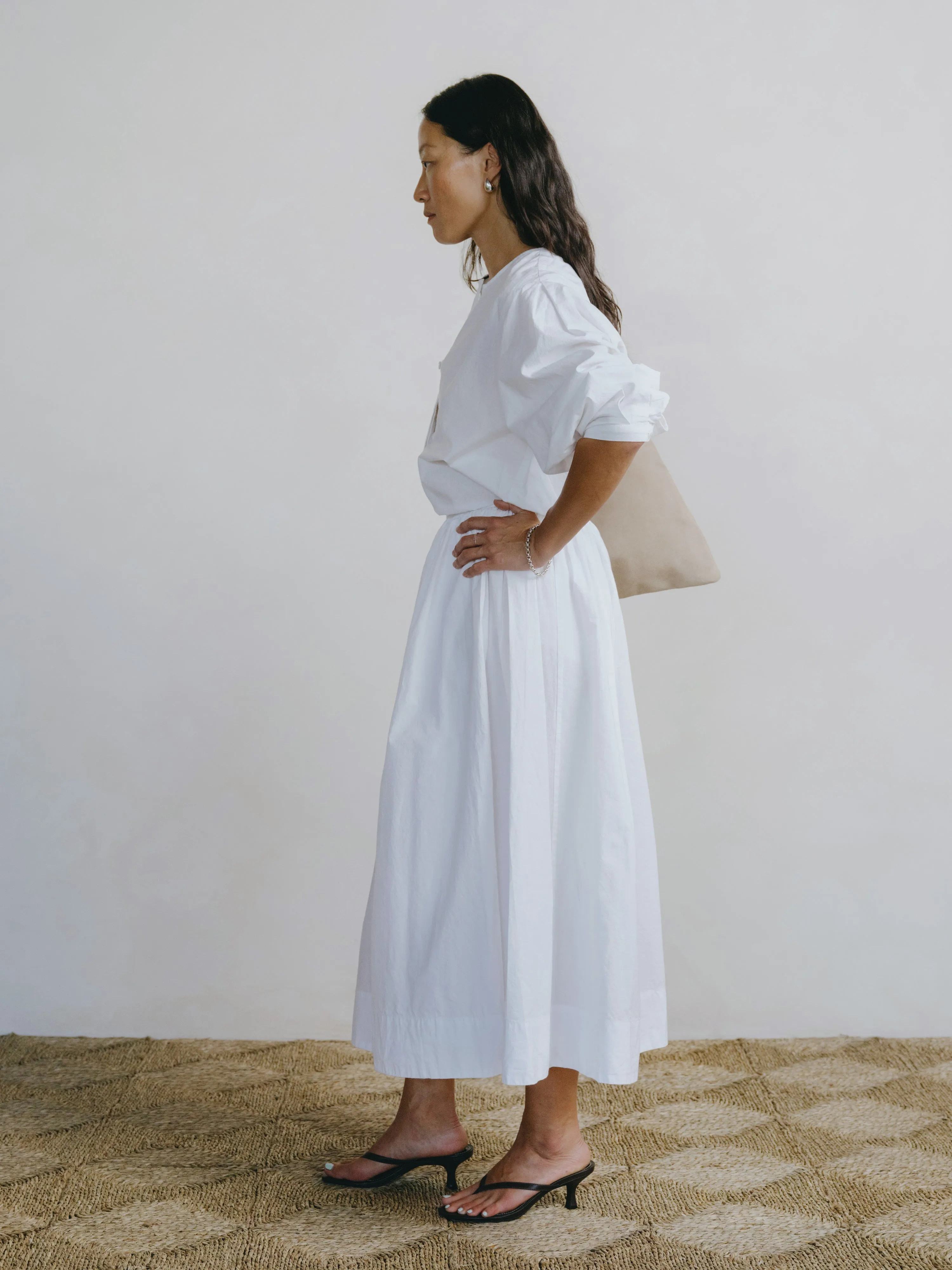 Ava Skirt, Organic Batiste, Natural sold by Ozma product image thumbnail 2