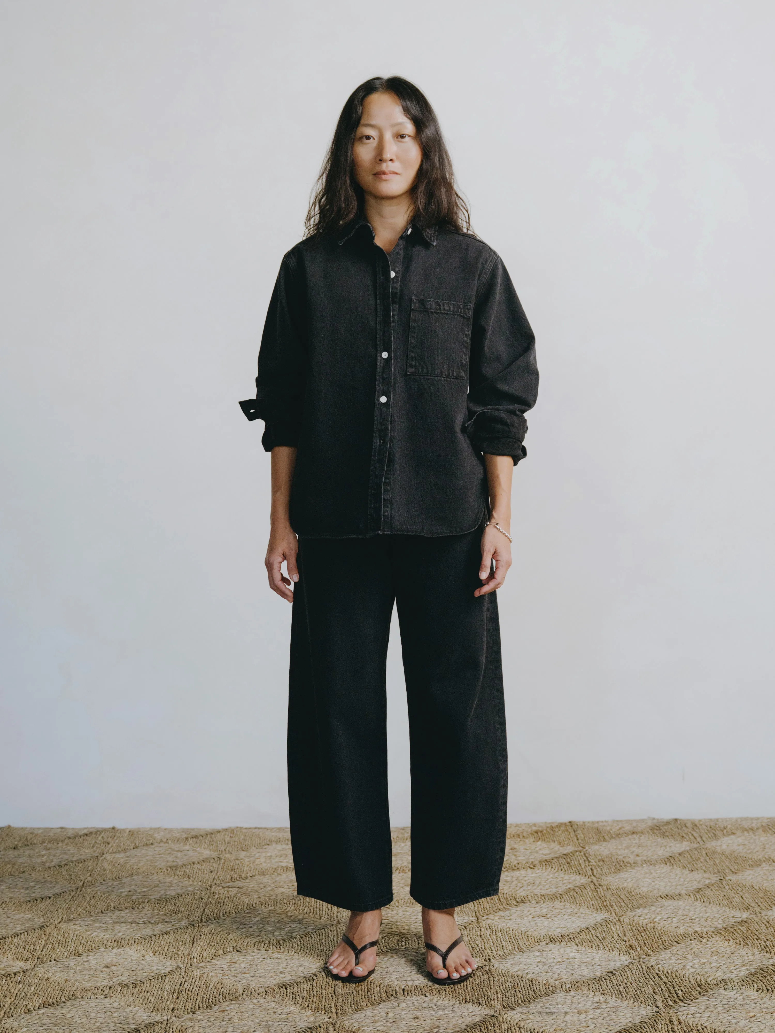 Ronnie Jean, Recycled Denim, Vintage Black sold by Ozma