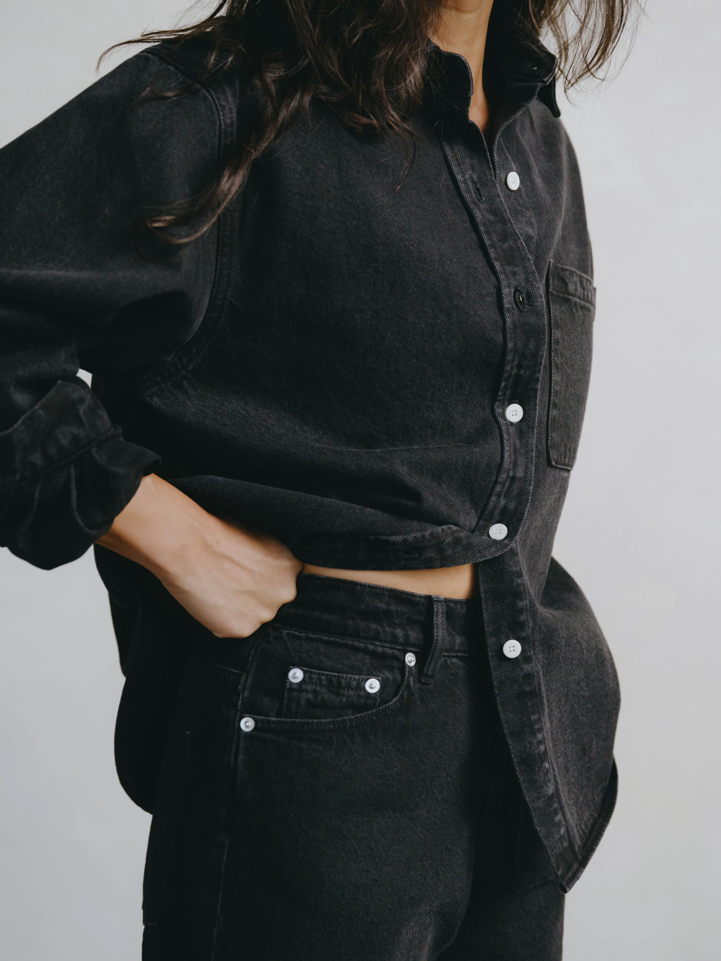 Ronnie Jean, Recycled Denim, Vintage Black sold by Ozma product image thumbnail 5