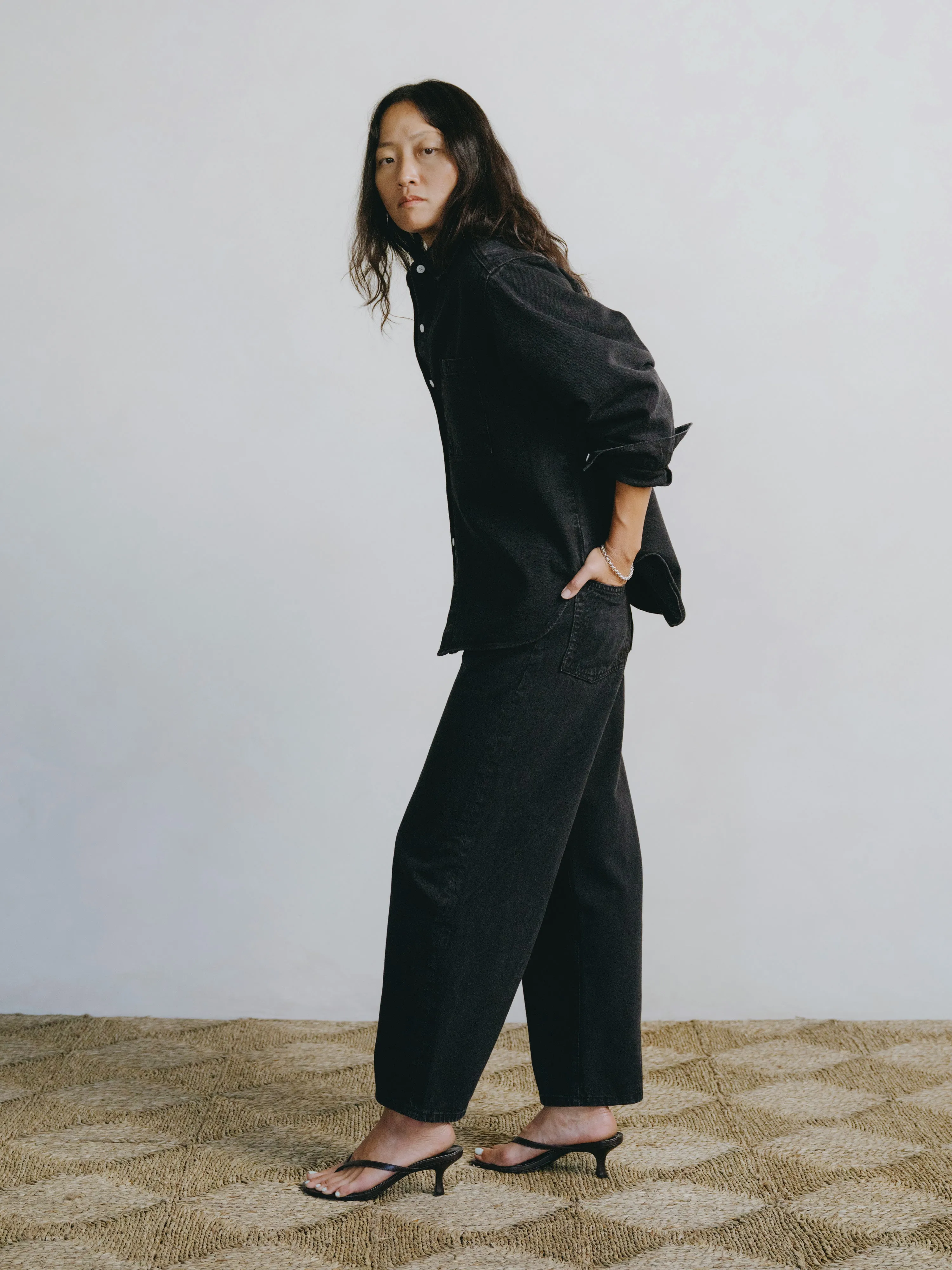 Ronnie Jean, Recycled Denim, Vintage Black sold by Ozma product image thumbnail 3