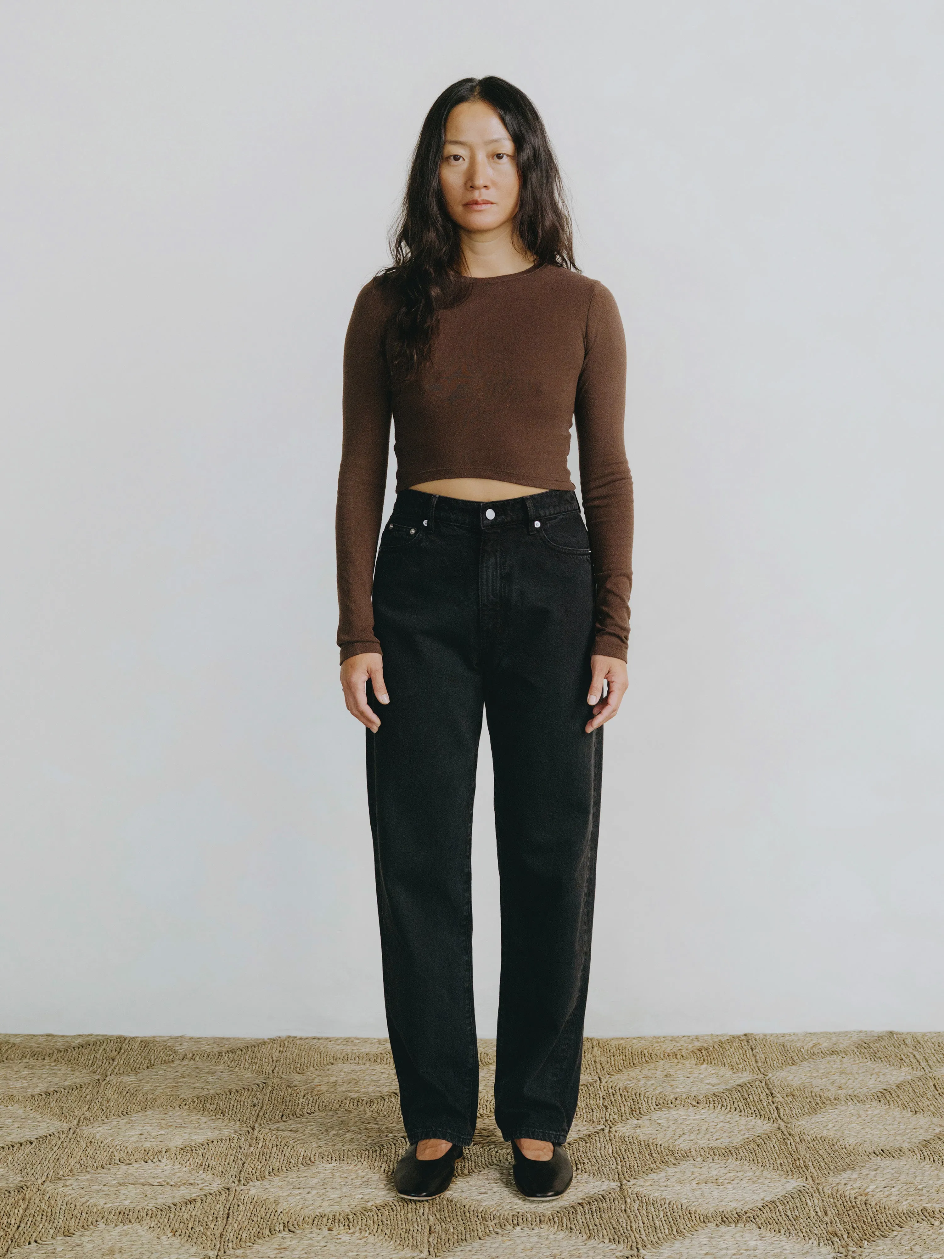 Una Jean, Recycled Denim, Vintage Black sold by Ozma