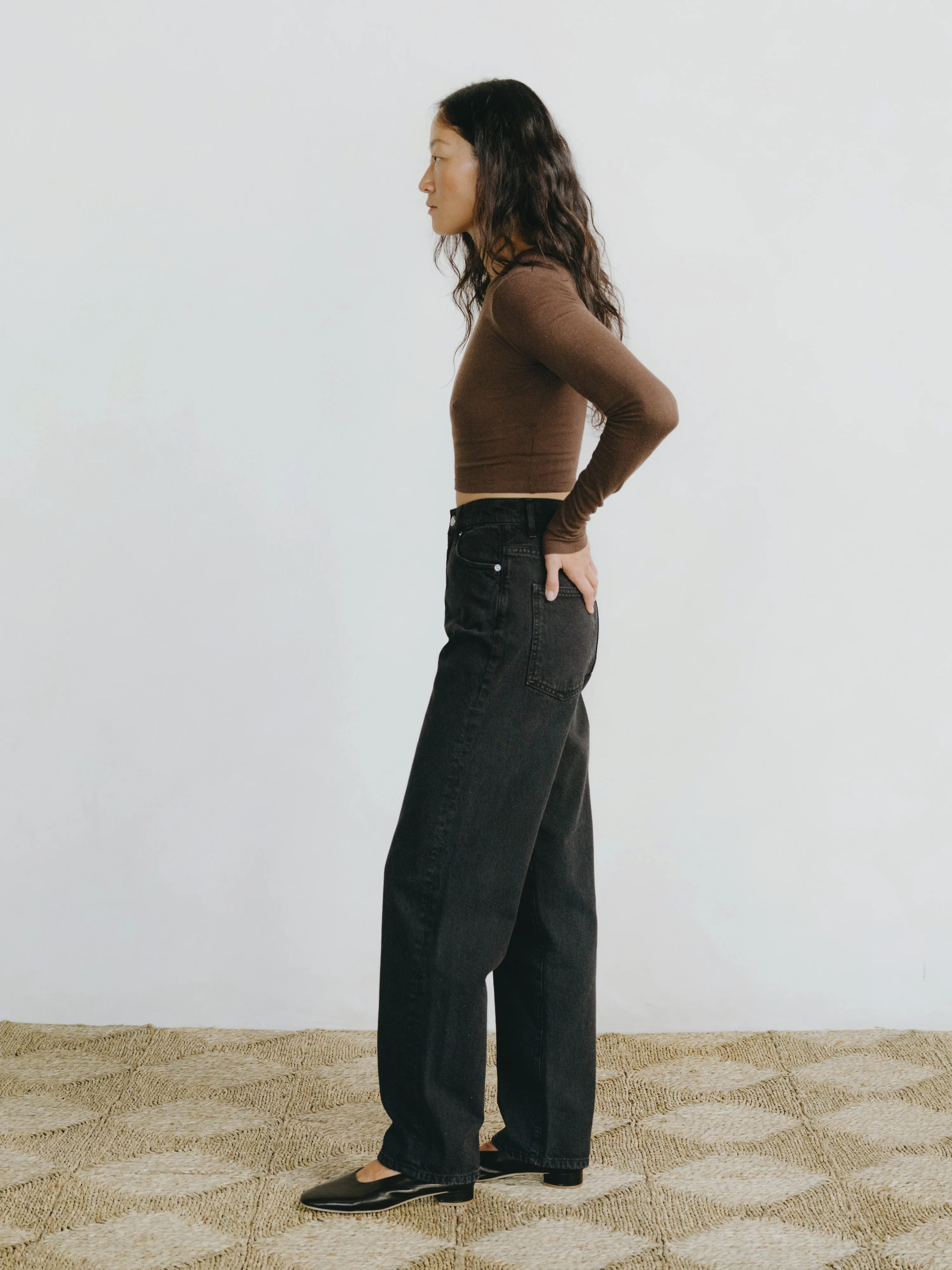 Una Jean, Recycled Denim, Vintage Black sold by Ozma product image thumbnail 3