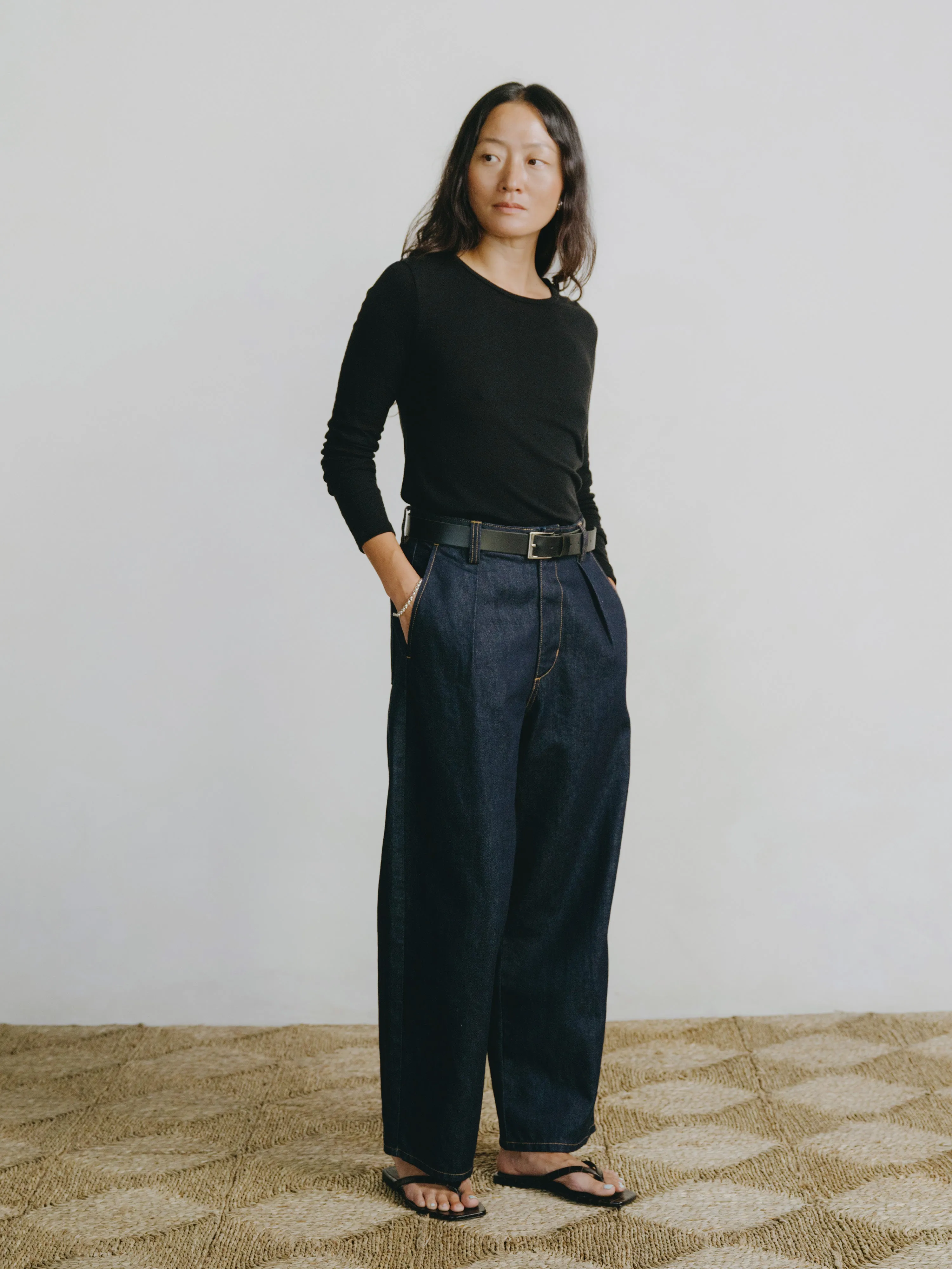 Field Pant, Tencel Denim, Rinse sold by Ozma product image thumbnail 3