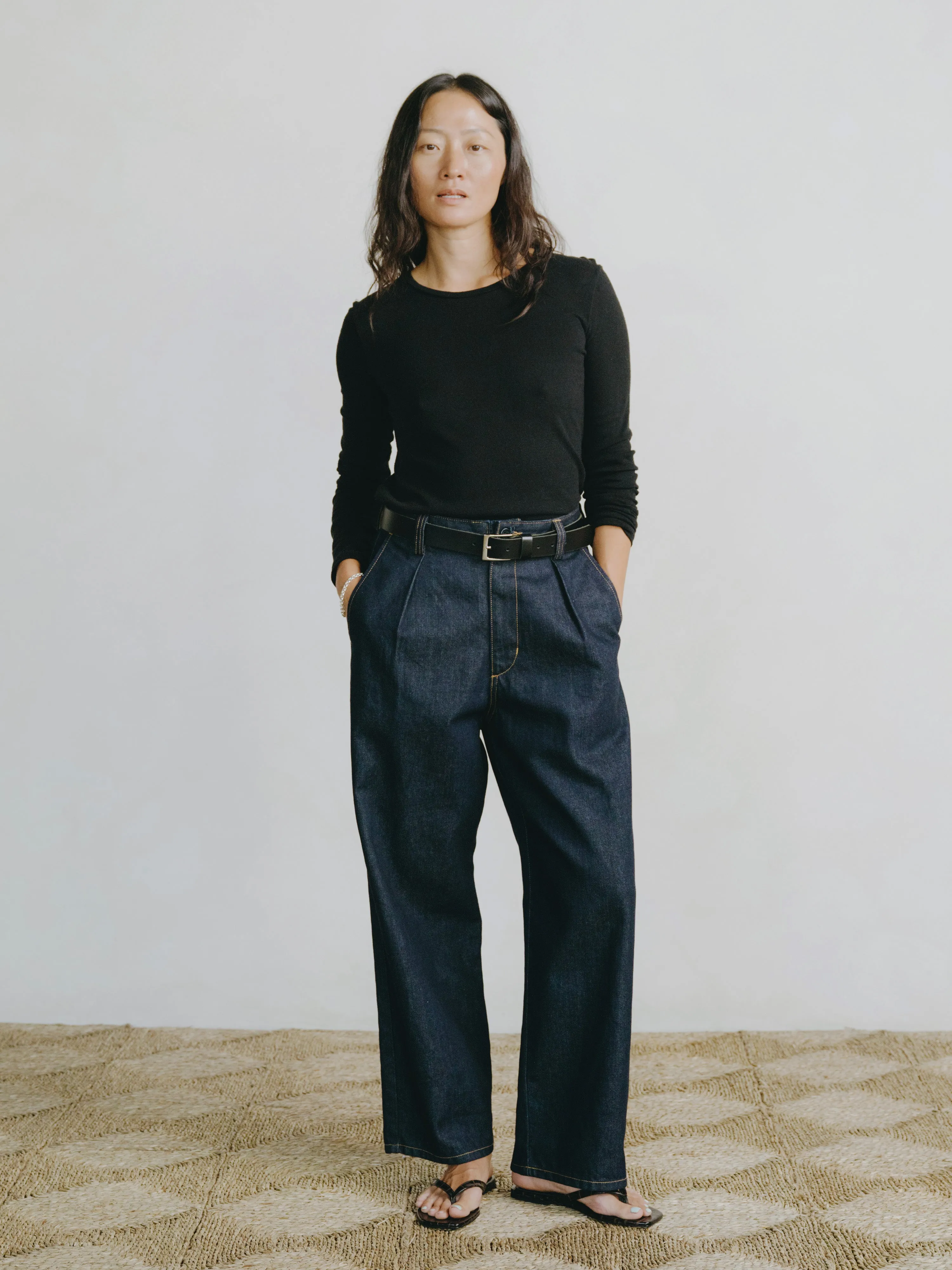 Field Pant, Tencel Denim, Rinse sold by Ozma product image thumbnail 2