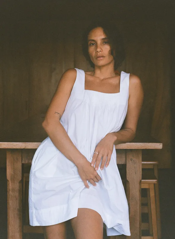 Milo Dress, Organic Batiste, Natural sold by Ozma